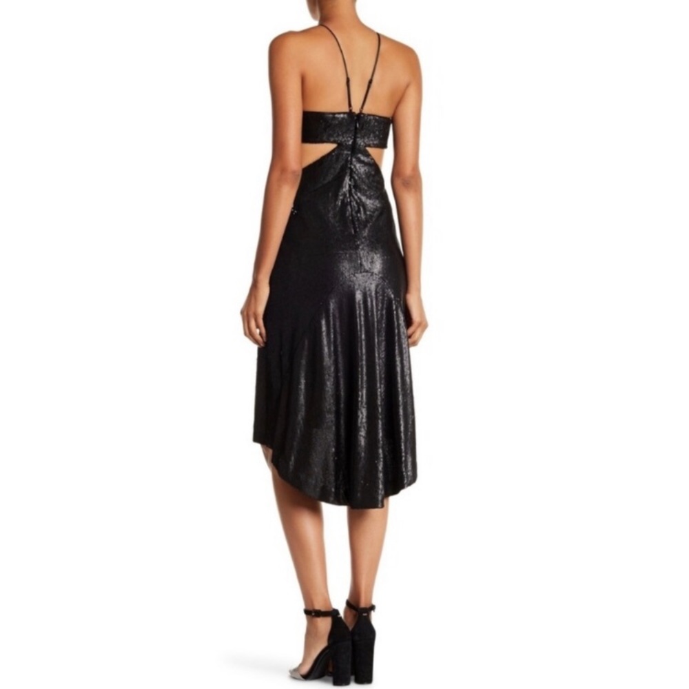NWT Halston Heritage black sequin dress - Picture 2 of 3